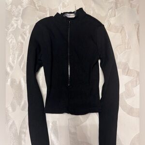 Naked Wardrobe Ribbed Half Zip Sz XS